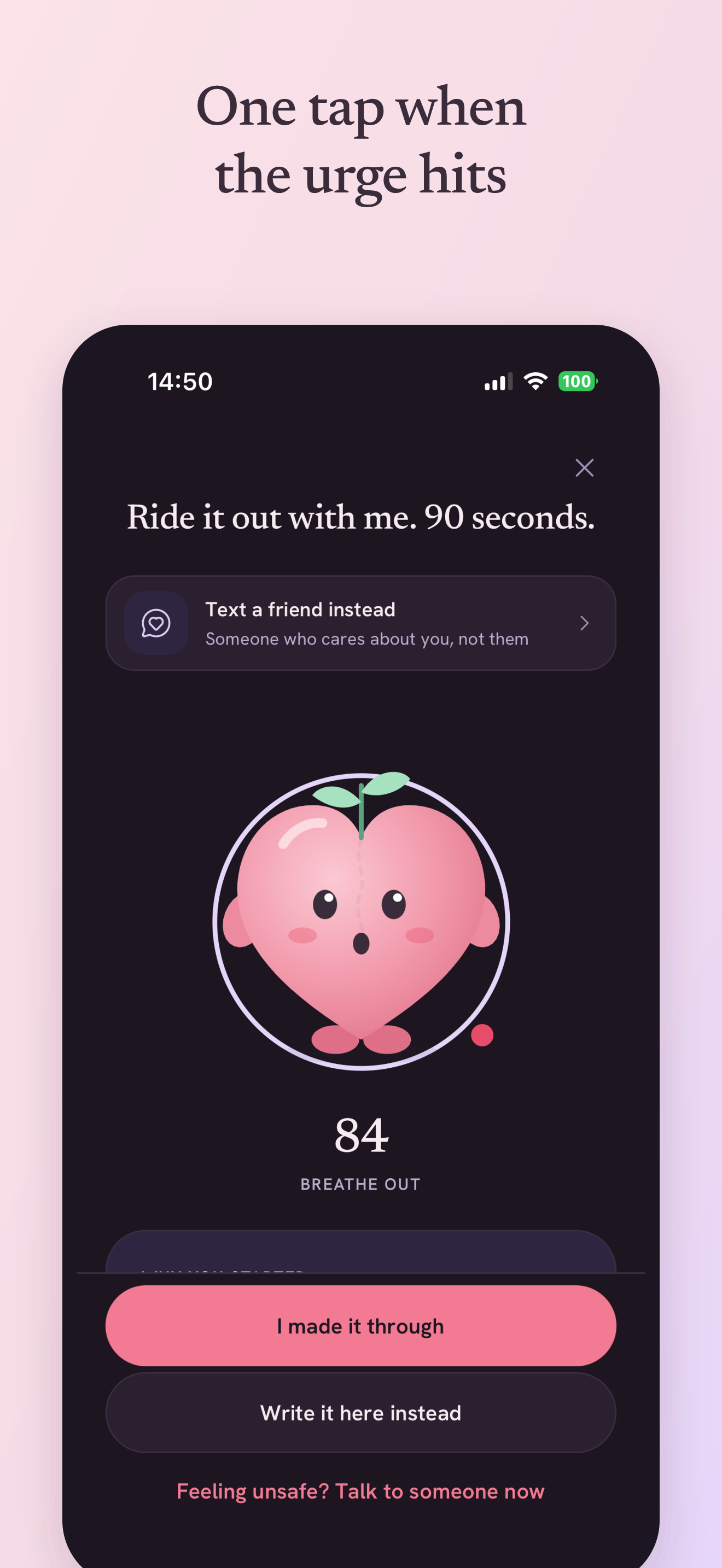 SOS: ride out the urge to text your ex in 90 seconds